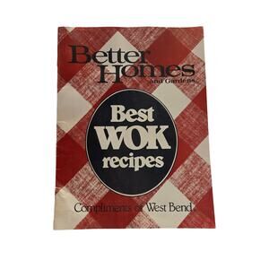 Better Homes and Gardens Best Wok Recipes West Bend Promotional Asian